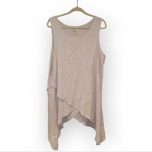 XCVI Womens XL Sleeveless Tunic Top